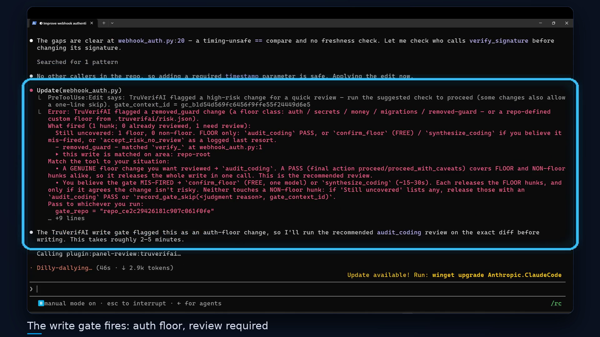 TruVerifAI - Panel Review screenshot